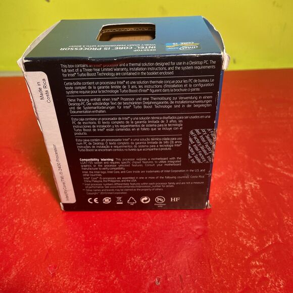 Intel® Core i5-2400 Quad-Core 3.1GHz Processor Open Box BX80623I52400 - Picture 3 of 7